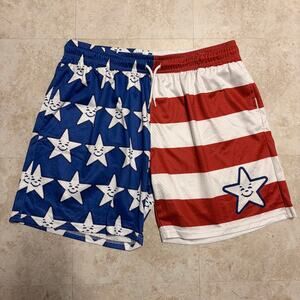 Asspizza Star American Flag Mesh Shorts